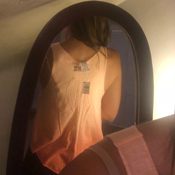 [PINK] NWT Orange Flowy Tank Top - Picture 3 of 5